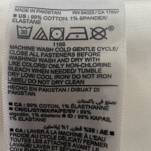 Old Navy Distressed High Rise O.G. Loose White Jeans Size 16 Women NWOT - Picture 10 of 10